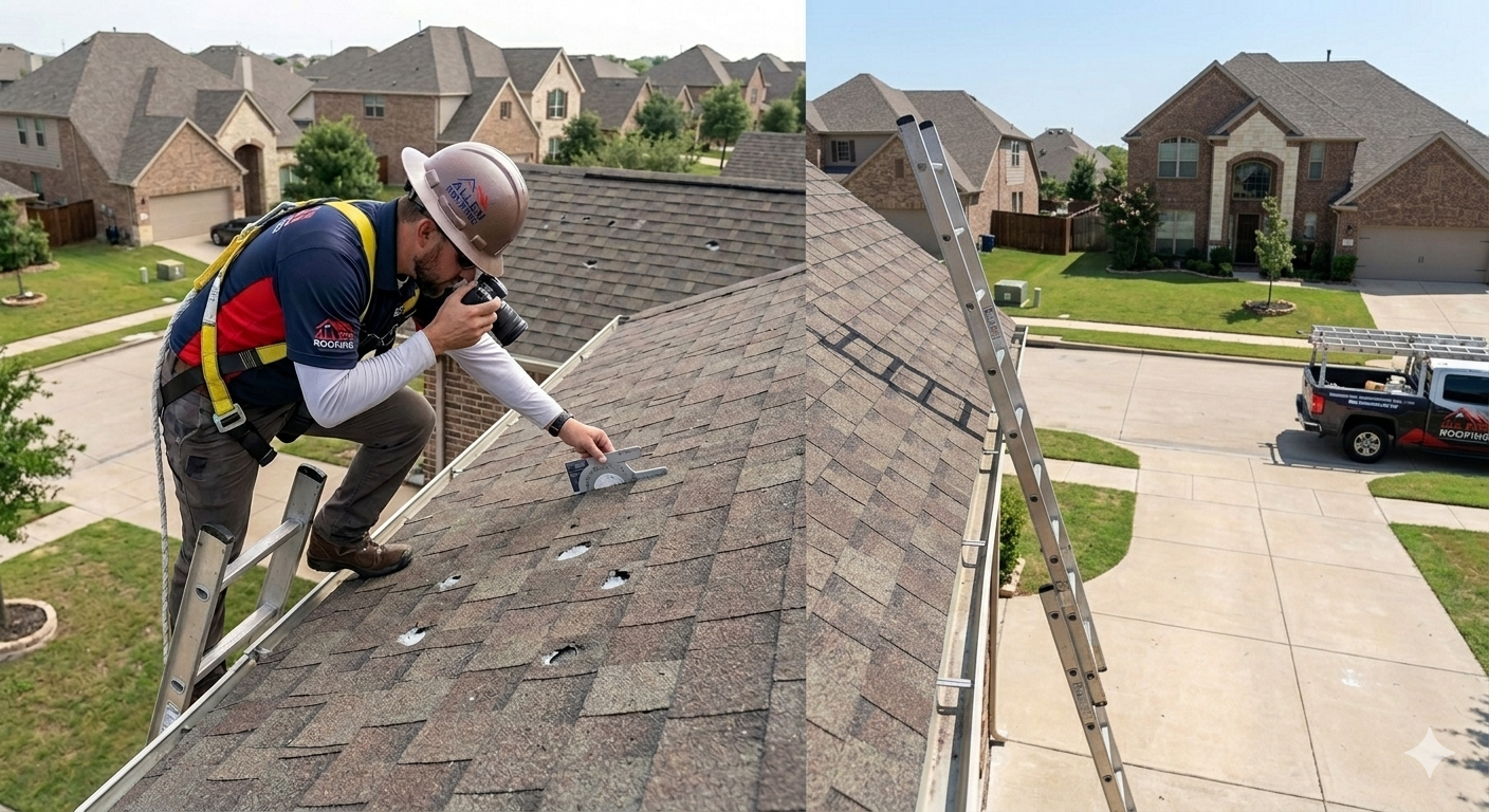 Allen Storm Damage Roof Repair | Hail & Roof Inspection